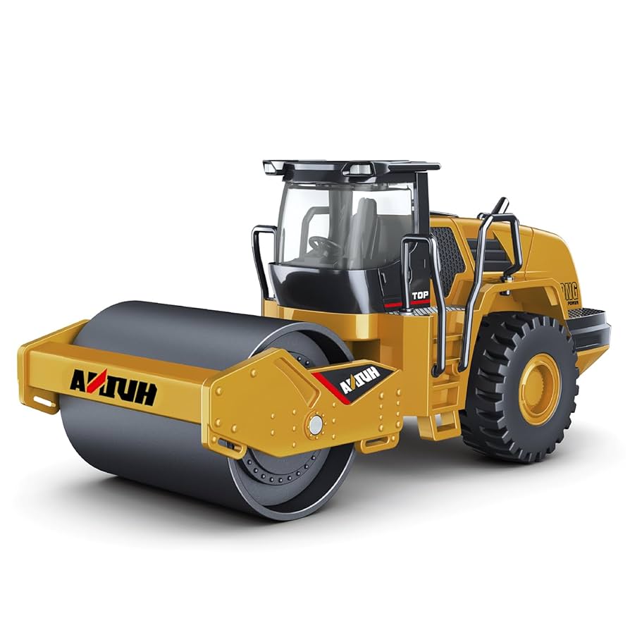 Amazon.co.jp: Dollox ダイカスト ロードローラー おもちゃ 1/50